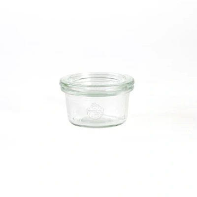 Image of Weck SET OF TWELVE Very Small 50ml Jars. German Made Classic Design. Model 755.