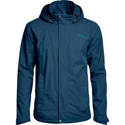 Image of Maier Sports Meteor M functional Jacket, made of 100% polyester, outdoor coat, waterproof and breathable, packaway Men, 120021, Black, 25 Short