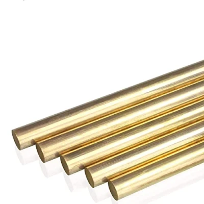 Image of 5Pcs 3mmx200mm Brass Round Rod Rods Solid Stock Solids Lathe Bar for DIY Craft Tool