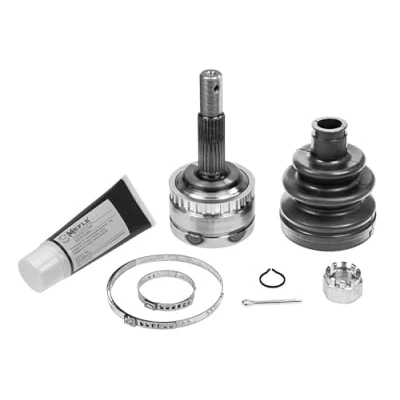 Image of 0374218, 0374377, 0374460, 374218, 374377 CV Joint MEYLE 614 498 0013 ORIGINAL Quality Wheel Side with ABS ring VAUXHALL: Corsa Mk2, Mk1