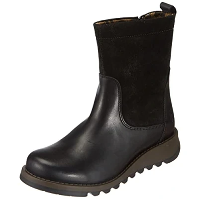 Image of Fly London Women&#039;s Sauk794fly Ankle Boot,Black,5 UK