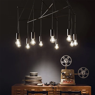 Image of Pop Light Cluster Ceiling Pendant Black
