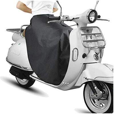 Image of Longlasting Scooter Leg Cover Lap Apron Motorcycle Protection Windproof Waterproof Warm Universal For Electric Cars Motorcycle, Black