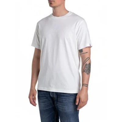 Image of Replay T shirt men&#039;s in White