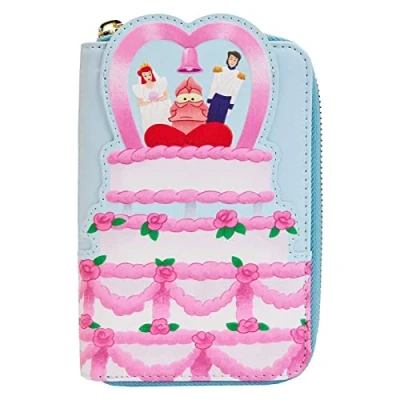 Image of Loungefly Disney The Little Mermaid Wedding Cake Wallet, Multicolor, Standard, Wallet