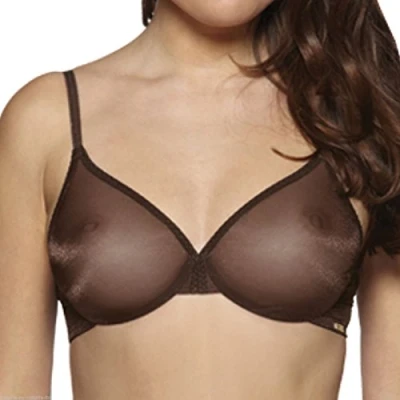 Image of Gossard Glossies Moulded BRA Underwired bra, Women&#039;s, Size: 34B, Rich brown