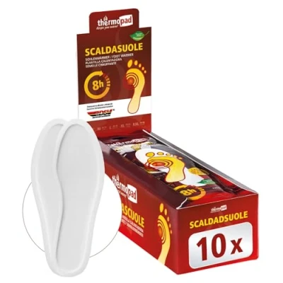 Image of Thermopad Hand &amp; Fußwärmer Sohlenwärmer, Unisex Adult sole warmer, White, M (38 39)