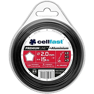 Image of Cellfast Trimmer line Premium Starlet 2.0mm x 15m, Reinforced with Aluminum Particles, 35 052