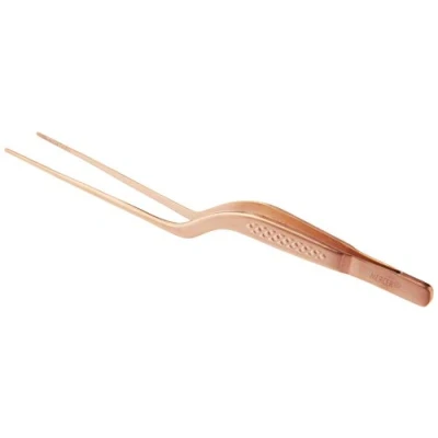 Image of Mercer Culinary Precision Plus Tong Offset 6, Stainless Steel, Rose Gold, 17.5 x 0.7 1.9 cm