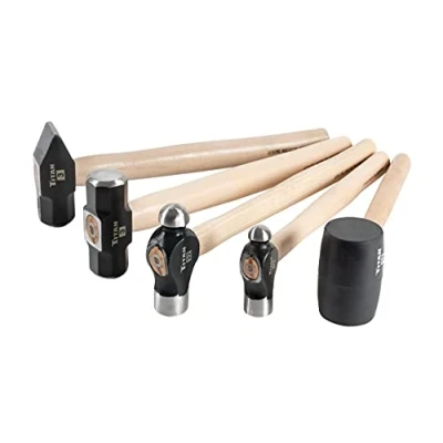 Image of Titan 5 Pc. Hickory Wood Handle Hammer Set (85070)