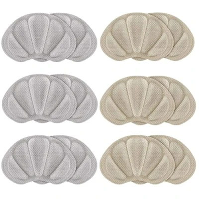Image of Tsathoggua Back of Heel Cushion Inserts, Self Adhesive Grips Pads for Shoe Too Big, Protectors Guards Liners Women Men Preventing Blisters, Improved Fit (Beige, Grey)