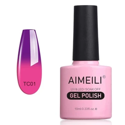 Image of AIMEILI Soak Off UV LED Temperature Colour Changing Chameleon Gel Nail Polish Arabian Nights (TC01) 10ml
