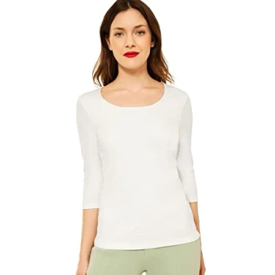 Image of Street One Women&#039;s 313977 Pania T Shirt, Off White (Off 10108), 10
