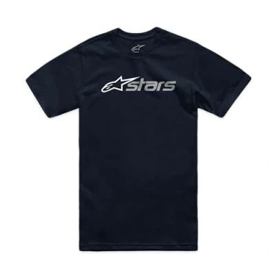 Image of Alpinestars Men&#039;s Blaze 2.0 CSF Tee T Shirt, Navy/White/Grey, S