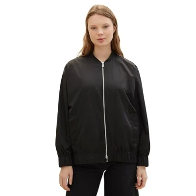 Image of TOM TAILOR Denim Women&#039;s 1042273 Jacket, 14482 Deep Black, XXL