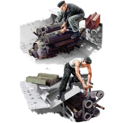 Image of Miniart MIN35331 Unassembled Plastic Model kit, Grey