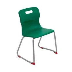 Image of Titan Skid Base Chair Size 4 380mm Seat Height Green T24 GN