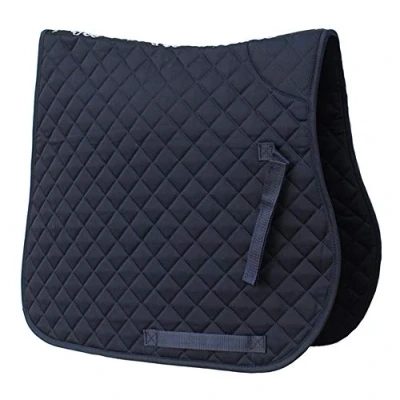 Image of Rhinegold Cotton Quilted Saddle Cloth, Pony, Green