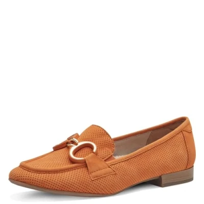 Image of TAMARIS Women&#039;s 8 84202 42 Loafer, Orange, 6.5 UK