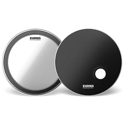 Image of Evans EMAD2 System Bass Drum Pack Contains 1 Head, Reso 2 Interchangeable Damping Rings, &amp; Foam Rings Customize Sound Ply Construction 22&quot;