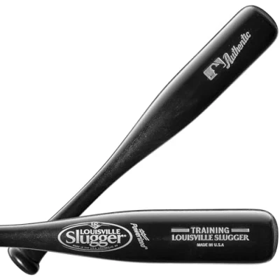Image of Louisville Slugger One Hand Black Training Bat 18&quot;