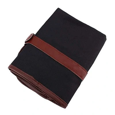 Image of Yosoo Canvas Pencil Case Roll for 72 Colored Pencils Multifunctional School, Office Or Art Soft to Keep Your Organized During Travel