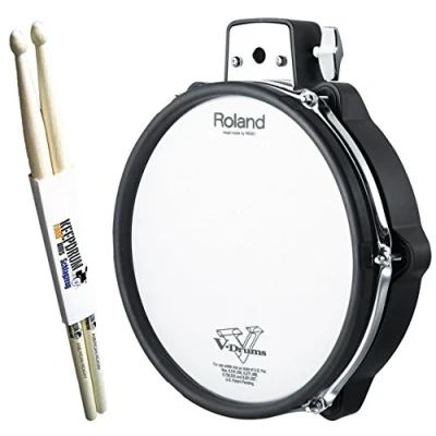 Image of &#039;Roland PDX 100 V Drum Mesh Pad 10 Plus Keepdrum Drumsticks