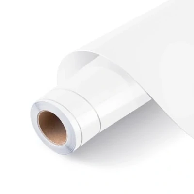Image of LOKLIK Self Adhesive Vinyl Roll Permanent for Signs, Decals &amp; Crafts, Resistant to Outdoor Conditions Washing Crafting Material Personalised Designs (Glossy White)