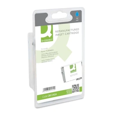 Image of Q Connect Epson T1292 Remanufactured Cyan Inkjet Cartridge C13T12924011 / T129240