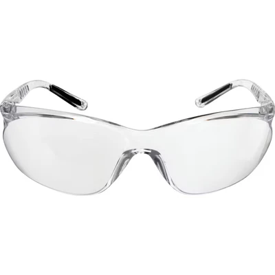 Image of Sitesafe Clear Glasses Black Sidearm