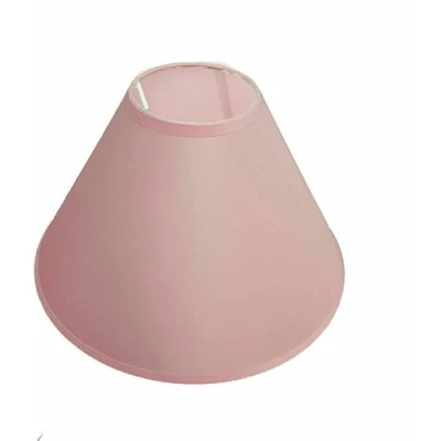 Image of 14&quot; Cotton Textured Fabric Coolie Ceiling Light Shade/Table Lampshade (Rose)