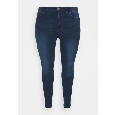 Image of Vero Moda Curve Vmcphia SOFT Jeans Skinny Fit, Women&#039;s, Size: 16x32, Dark blue denim