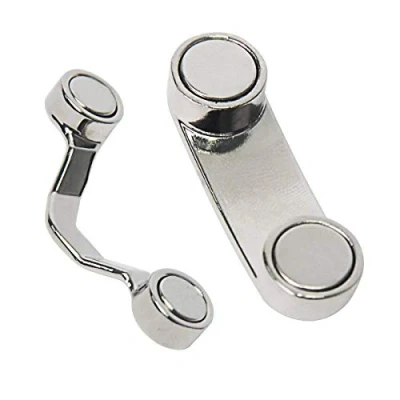Image of Magnetic Eyelasses Holder Stainless Steel Eyeglass Hook for Readers, Sunglasses and Safety Glasses (1 Pack)