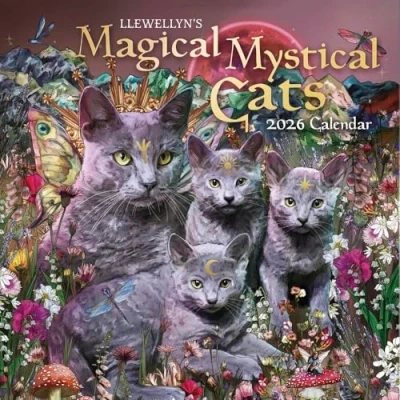Image of Llewellyn&#039;s 2026 Magical Mystical Cats Calendar (Llewellyn&#039;s Calendars, Almanacs &amp; Datebooks)