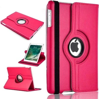 Image of PROTech 360 Rotate Case for iPad 9.7 Inch Air 1 (2013), 2 (2014), 5th (2017) 6th (2018) Auto Sleep/Wake, Lightweight Protective Tablet Cover (Pink)