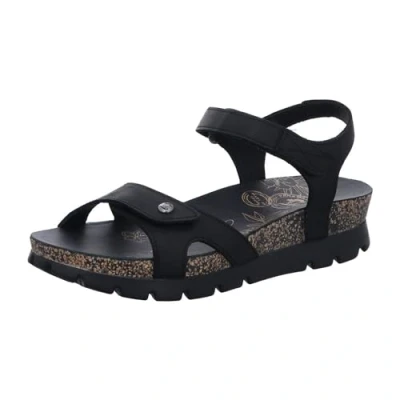 Image of Panama Jack Women&#039;s Sulia Basics Ankle Strap Sandals, Black B2, 3 UK