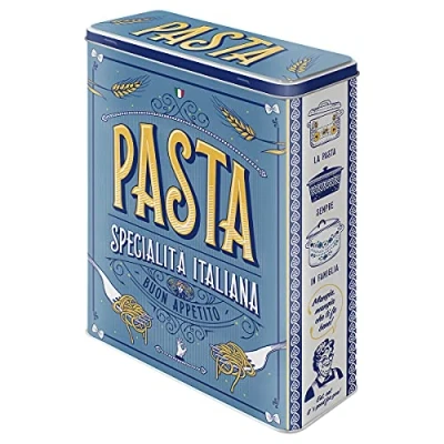 Image of Nostalgic Art Retro XL Home &amp; Country Storage Jar Pasta Kitchen Gift Idea Cornflake Box Vintage Design 4 Litre