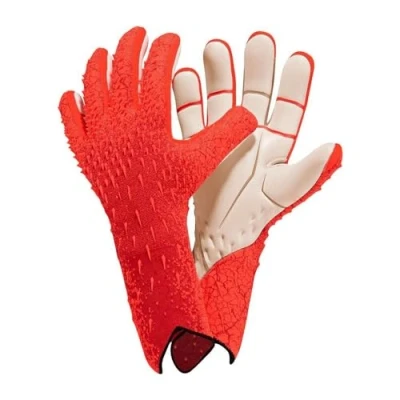 Image of Goalkeeper Goalie Gloves, Youth Adult Kids Soccer Football Gloves with Strong Grip and Finger Protection to Prevent Injuries(Color:Z,Size:Size 5)