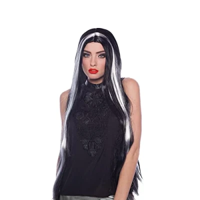 Image of Folat 26752 Wig Black Grey Long Hair, Multi Colors
