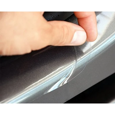 Image of XtemeAuto® Transparent Clear Door Sill Guard Protector 8cm x 5m