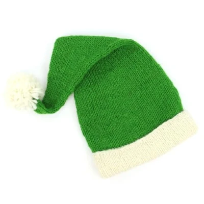Image of LOUDelephant Hand Knitted Wool Christmas Beanie Hat Elf