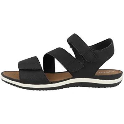 Image of Geox Women&#039;s D Vega Sandal, Black, 3 UK