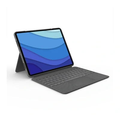 Image of Logitech Combo Touch Case Apple iPad Pro 12.9 2021/2022 Grey Qwerty