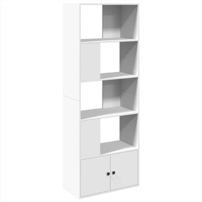 Image of vidaXL Bookcase White 70x36x189 cm Engineered Wood