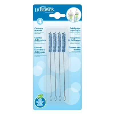 Image of Dr. Brown’s Bottle Brush, Blue, 4 Count (Pack of 1)