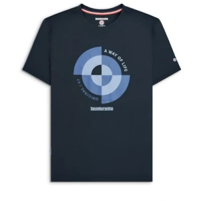 Image of Lambretta Mens Quad T Shirt Navy S