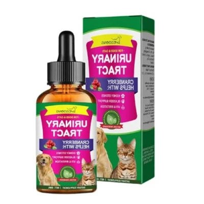 Image of FOLODA Cranberry Oil With Omegas Vitamin For Dogs Urinary Tract Support Bladder Reduce Leakage Pet