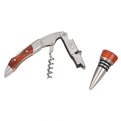 Image of Le Creuset GS 190 &amp; WT 110W Waiters Corkscrew and Stopper Gift Set