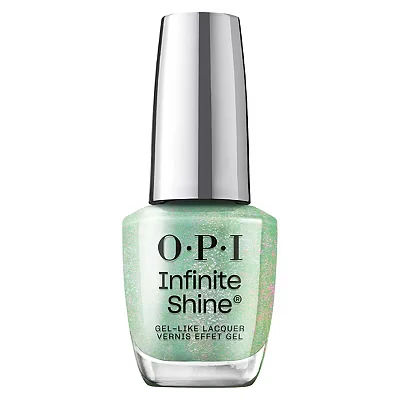 Image of OPI Infinite Shine Nail Polish OPI&#039;m Dreaming Collection Teals Familiar Sheer &amp; Shimmery Teal Gel Effect Long Lasting (15ml)