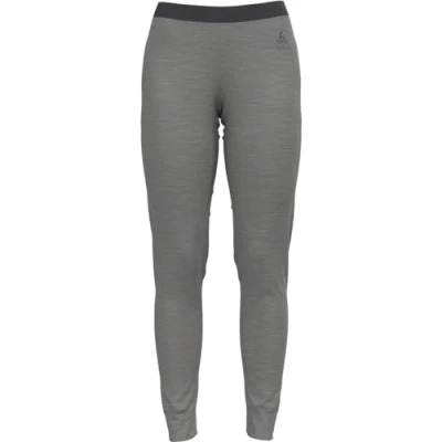 Image of odlo Women Functional Underwear Long Pants MERINO 200, steel grey melange, M